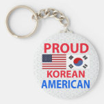 Proud Korean American Key Chain