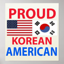 Proud Korean American Poster