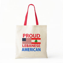 Proud Lebanese American Canvas Bag