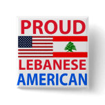 Proud Lebanese American buttons