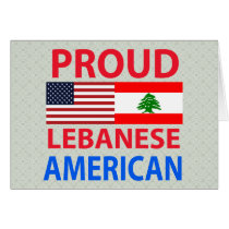 Proud Lebanese American Card