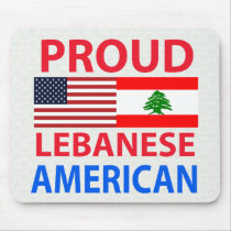 Proud Lebanese American Mousepad