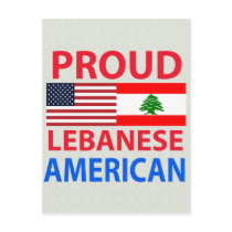 Proud Lebanese American Post Cards