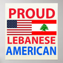 Proud Lebanese American Posters