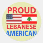 Proud Lebanese American Sticker