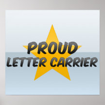 Proud Letter Carrier Poster
