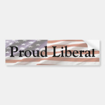 Proud Liberal Bumper Sticker