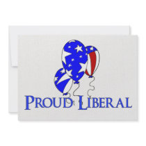Proud Liberal Personalized Announcements
