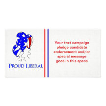 Proud Liberal Photo Cards