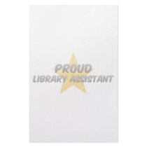 Proud Library Assistant Personalized Stationery