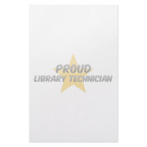 Proud Library Technician Personalized Stationery
