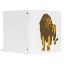 Proud Lion Binder by we_the_animals Proud Lion Binder