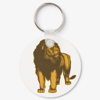 Proud Lion Keychain keychain