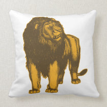 Proud Lion Pillow pillows