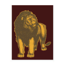 Proud  Lion Postcard