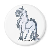 Proud little Stallion Magnet
