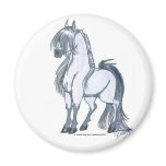 Proud little Stallion magnets