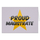Proud Magistrate Greeting Card