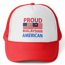 Proud Malaysian American Trucker Hats