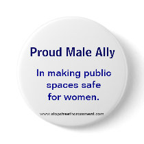 Proud Male Ally Button