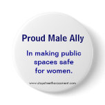Proud Male Ally buttons