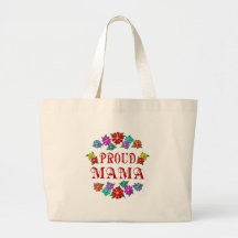 PROUD MAMA CANVAS BAGS