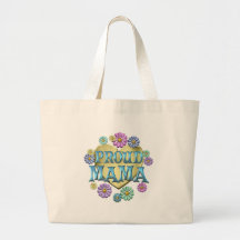 PROUD MAMA CANVAS BAGS