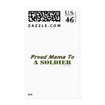 Proud Mama To A Soldier Postage Stamps