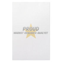 Proud Market Research Analyst Custom Stationery
