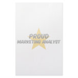 Proud Marketing Analyst Custom Stationery