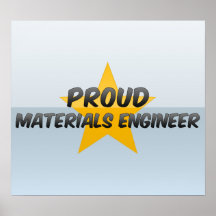 Proud Materials Engineer Poster