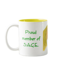 Proud Member of S.A.G.E. mug - yellow by sagebynature Proud Member of S.A.G.E. mug - yellow
