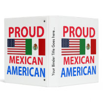Proud Mexican American Binders