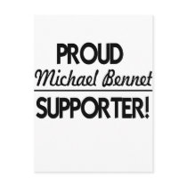 Proud Michael Bennet Supporter! Post Card