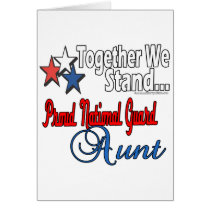 Proud Military Aunt Greeting Card