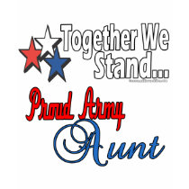 Proud Military Aunt t-shirts