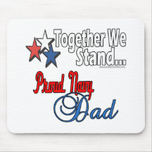 Proud Military Dad Mouse Mats