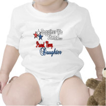 Proud Military Daughter t-shirts