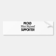 Proud Mitch McConnell Supporter! Bumper Stickers
