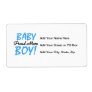 Proud Mom Baby Boy Gifts Personalized Shipping Labels