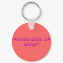 PROUD MOM KEYCHAIN