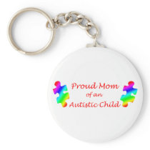 Proud Mom Keychain