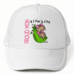 Proud Mom Of 2 Peas In A Pod (Girls) hats