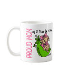 Proud Mom Of 2 Peas In A Pod (Girls) Mugs