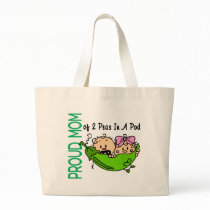 Proud Mom Of 2 Peas In A Pod VERSION 3 bags