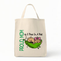 Proud Mom Of 2 Peas In A Pod VERSION 3 bags
