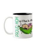 Proud Mom Of 2 Peas In A Pod VERSION 3 Mug