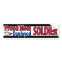 Proud Mom of a Deployed Soldier Bumpersticker