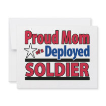 Proud Mom of a Deployed Soldier invitations by WendyMilonas Proud Mom of a Deployed Soldier invitations