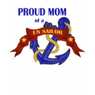 Proud Mom of a US Sailor shirt